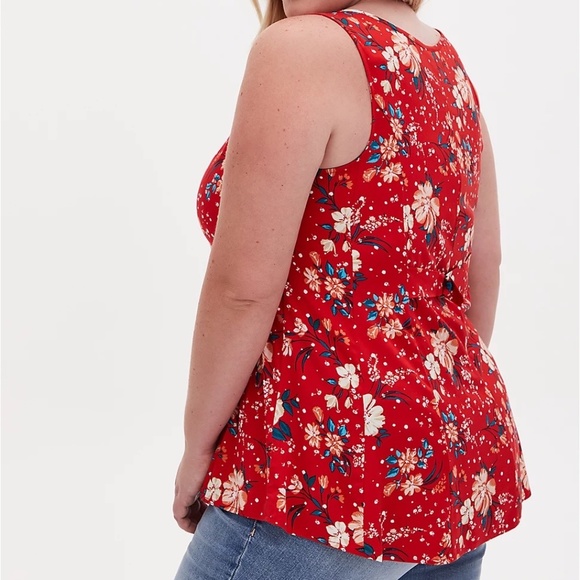 Torrid Button Down Fit and Flare Top NWT Size 0X - Picture 3 of 6